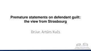 Understanding Breaches of the Presumption of Innocence in Legal Proceedings