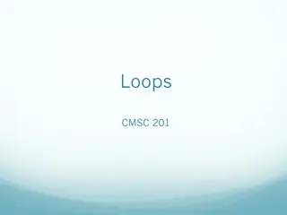 Learning Looping Structures in Programming