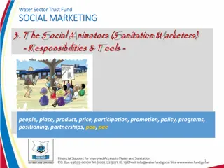 Social Marketing Strategies for Water Sector Trust Fund - Responsibilities and Tools