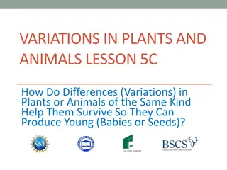 Understanding Variations in Plants and Animals for Survival and Reproduction
