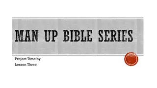Being a Man of God in the Real World - Lessons from Timothy