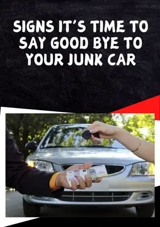 Signs It’s Time To Say Good Bye To Your Junk Car
