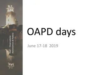 Unique OAPD Days at Astronomico di Padova