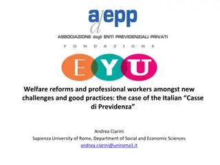 Understanding Challenges and Practices in Italian Professional Welfare Reforms