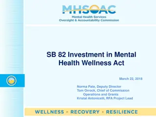 Investment in Mental Health Wellness Act Overview