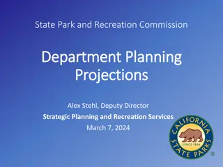 State Park and Recreation Commission Department Updates March 2024