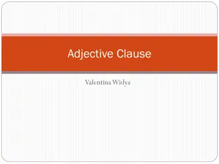 Understanding Adjective Clauses | Examples and Instructions