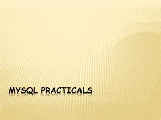 Managing Database Tables in MySQL Practical Examples