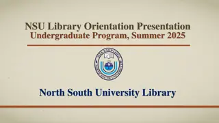 NSU Library: Supporting Research, Learning, and Community Needs