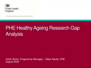 Promoting Productive Healthy Ageing Research Gaps Analysis