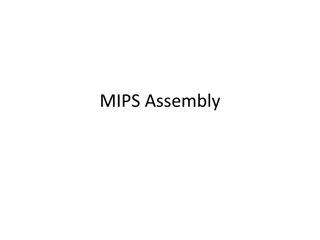 Understanding MIPS Assembly Language