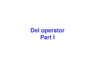 Understanding the Del Operator in Vector Calculus