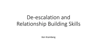 Effective Strategies for De-escalation and Relationship Building in Challenging Situations
