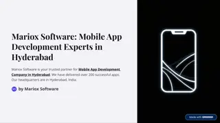 Mobile App Development Company in Hyderabad: Redefining Digital Innovation