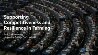 Resilient Farming Strategies for Competitiveness and Sustainability