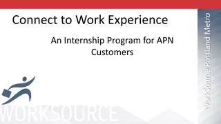 Work Experience Internship Program for APN Customers in Portland Metro