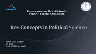 Understanding Key Concepts in Political Science at Libyan International Medical University