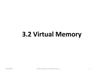 Virtual Memory Techniques and Advantages Explored at Ambo University