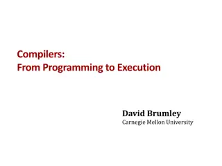 Understanding Compilation Process in Programming