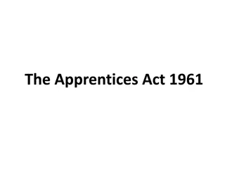 Evolution of Apprenticeship Training Program Under The Apprentices Act 1961