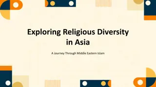 Exploring Religious Diversity in Asia: A Journey Through Middle Eastern Islam