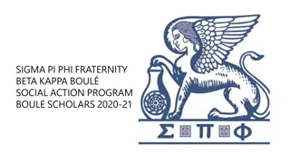 Sigma Pi Phi Fraternity Social Action Program Leadership Team