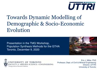 Dynamic Modelling of Demographic & Socio-Economic Evolution in TMG Workshop