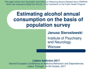 Understanding Alcohol Consumption Estimation Methods in Public Health Research