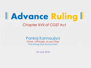 Understanding Advance Ruling in GST for Tax Clarity