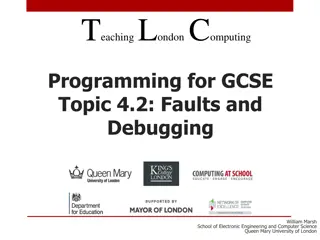 Mastering Faults and Debugging in Programming for GCSE