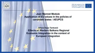 Effects of Western Balkans Regional Economic Integration