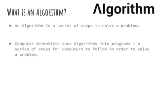 Understanding Algorithms, Flowcharts, Pseudocode, and Iteration