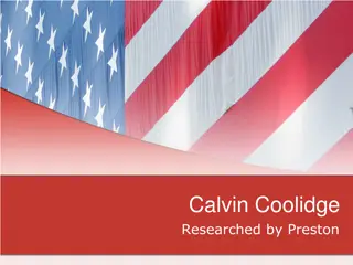 Calvin Coolidge: 30th President and Interesting Facts