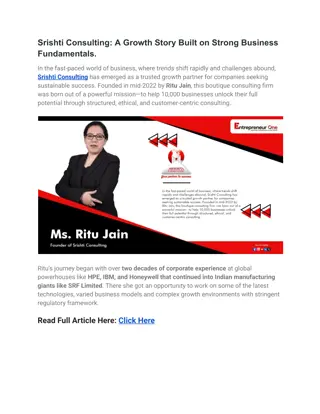 Srishti Consulting_ A Growth Story Built on Strong Business Fundamentals.