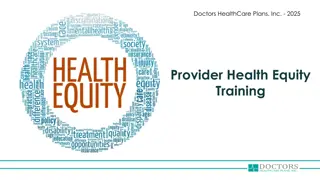 Advancing Health Equity: DHCP Training Highlights and Initiatives