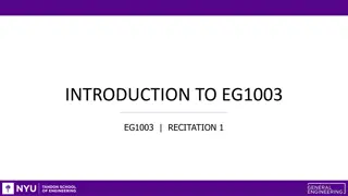 Engineering Introduction and Course Overview