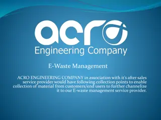 E-Waste Management Collection Points for Recycling Services