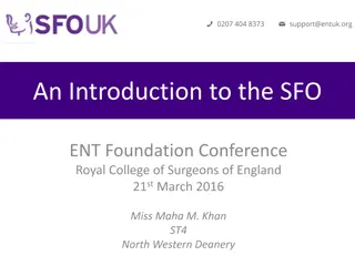 Exploring the Role of SFO-UK in ENT Training and Career Development