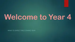 Exciting Expectations in Year 4: Transition, Learning, and Support