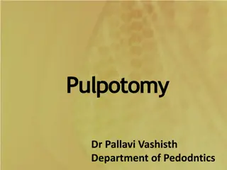 Pulpotomy Procedure for Primary Teeth - Indications, Contraindications, and Technique