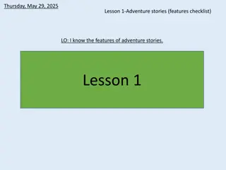 Unveiling Adventure Story Features for Year 4 Students
