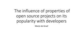 Influence of Open Source Project Properties on Developer Popularity