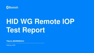 Remote IOP Test Report Summary