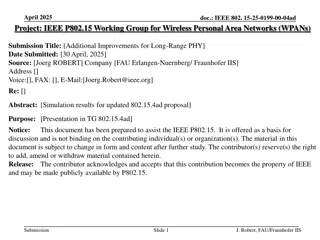 Improved Long-Range PHY Proposal for IEEE 802.15 Working Group