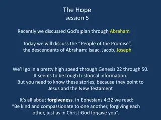 God's Promise and Joseph's Journey: A Biblical Exploration