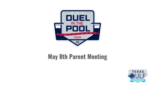 Parent Meeting Agenda for Weekend Trip Details