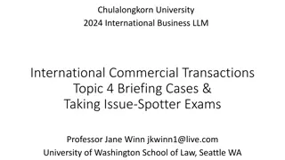 Understanding Legal Reasoning in International Business Law