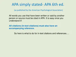 Mastering APA Citation: Quick Guide for Beginners