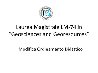 Joint Master's Degree in Geosciences and Georesources - MoU Details