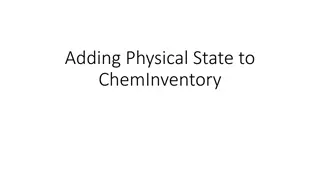 Enhancing Chemical Inventory Management with Physical State Tracking